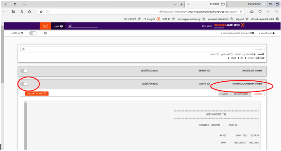 PI Online Timecard Approval